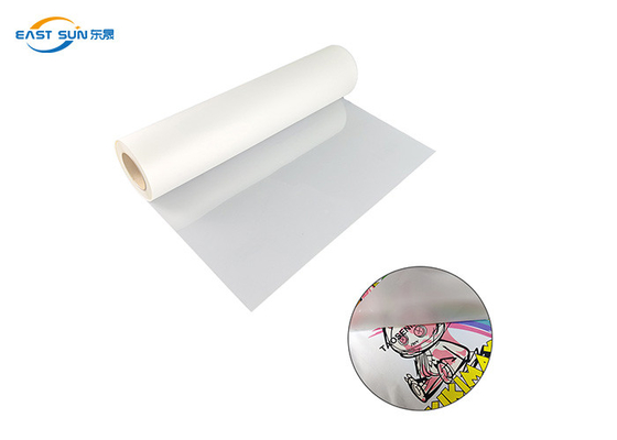 좋은 가격 인쇄용 완제품 0.075mm*600mm*100m/롤 DTF PET 필름 온라인으로