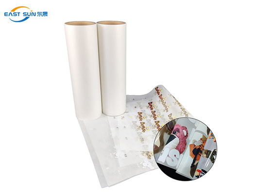 단일 듀얼 사이드 조각 롤링 크기 DTF PET 필름 30cm 60cm 열 전달