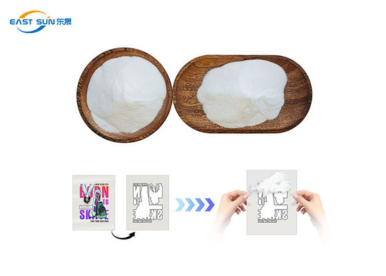 좋은 가격 중미 얇은 TPU DTF 핫 슬리트 접착 분말 80 ∼ 200 미크론 쉐이크 분말 DTF 인쇄 온라인으로